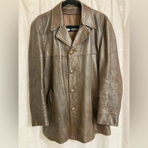 Woodward’s Mens Vintage Leather Jacket